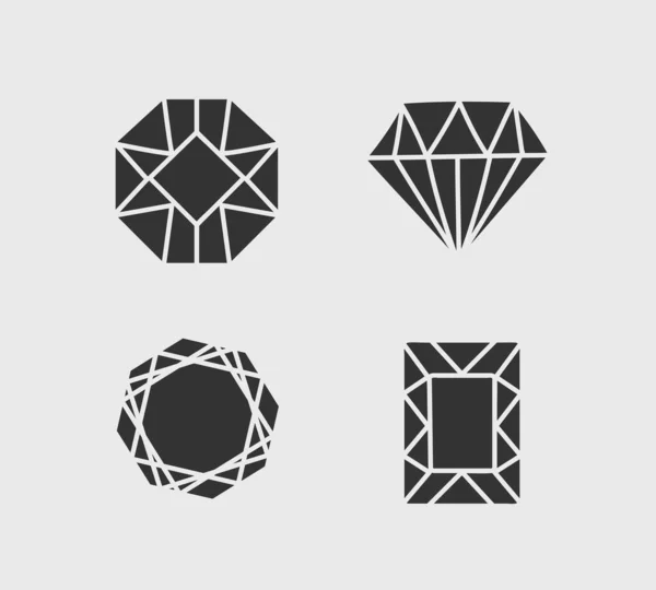 Diamant, bijoux, cadeaux . — Image vectorielle