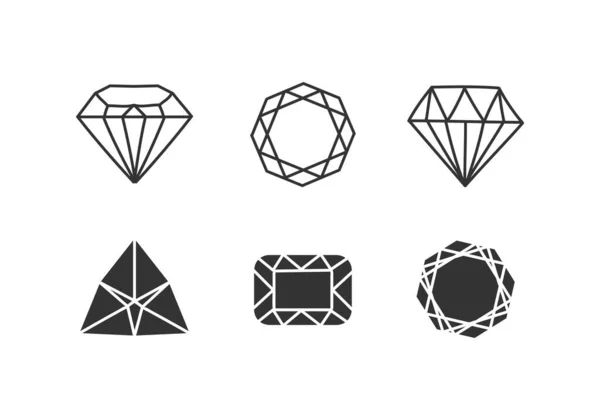 Diamante, jóias, presentes . — Vetor de Stock