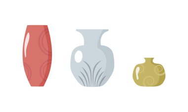 Koleksiyon seramik vazoları.