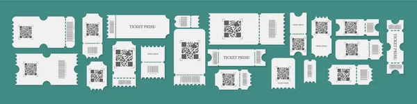 Blanco tickets, coupons. — Stockvector