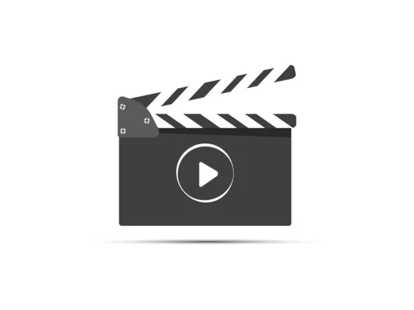 Juego de películas clapboard . — Vector de stock