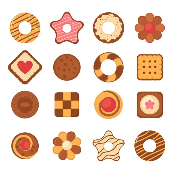 Sušenky sušenky. — Stockový vektor
