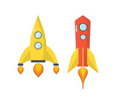 Uzay roketi fırlatması.