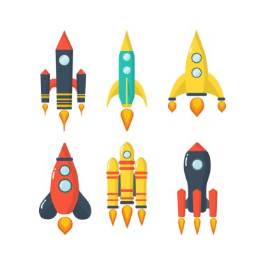 Uzay roketi fırlatması.