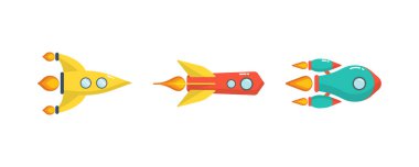 Uzay roketi fırlatması.