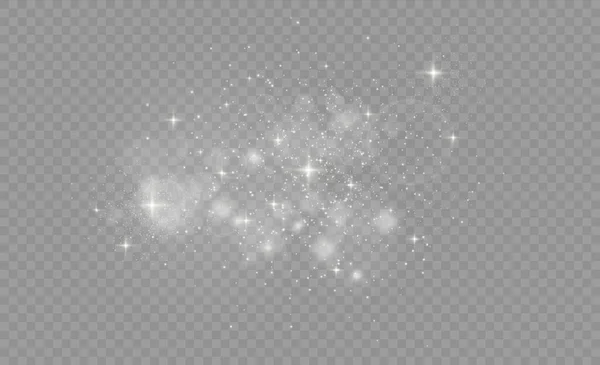 Poussière blanche à paillettes . — Image vectorielle