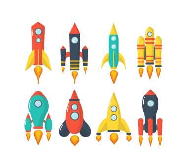 Uzay roketi fırlatması.