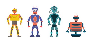 Çizgi film robotlarını ayarla. 