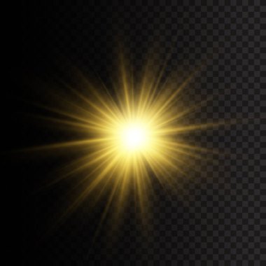 Güneş parıltısı.