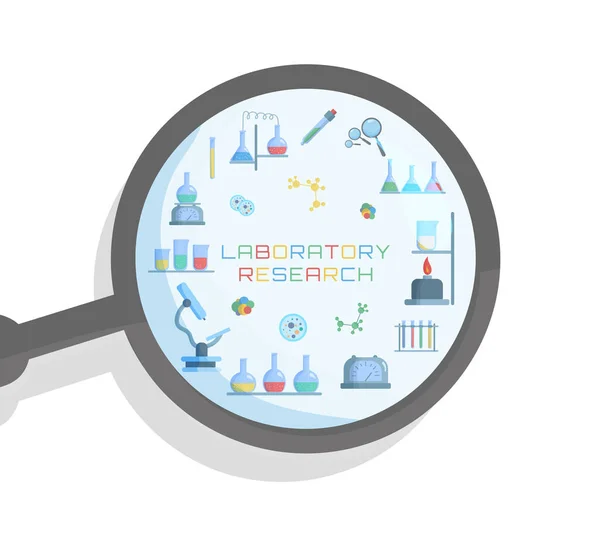 化学研究室生物学. — ストックベクタ