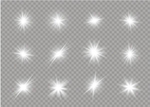 Witte lichtster. — Stockvector