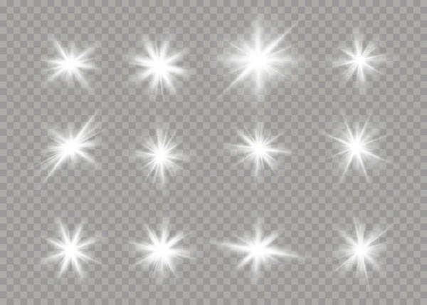 Witte lichtster. — Stockvector