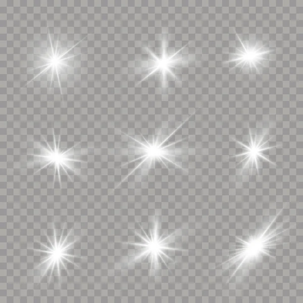 Witte lichtster. — Stockvector