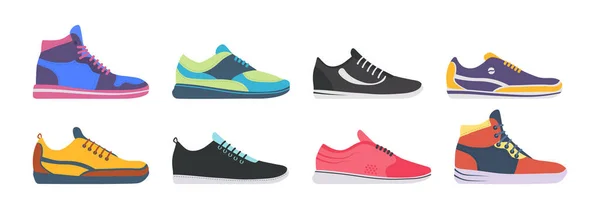 Zapatillas deportivas, fitness . — Vector de stock