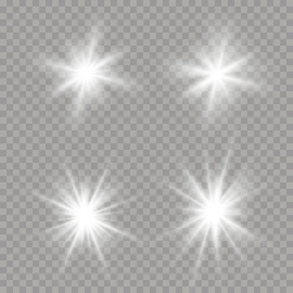 Witte lichtster. — Stockvector