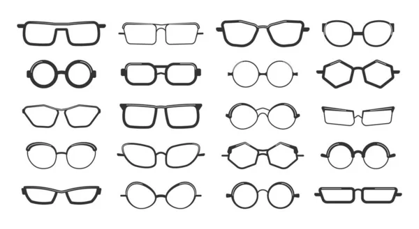 Ensemble de lunettes . — Image vectorielle