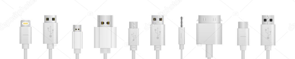 USB wire cable.