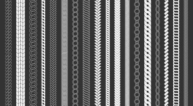 İp fırça çerçevesi.