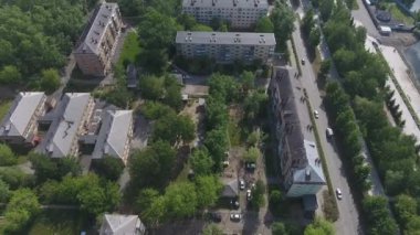 Nizhny Tagil, havadan kumral, yaz.