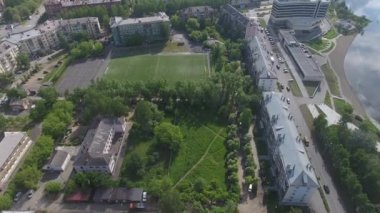 Nizhny Tagil, havadan kumral, yaz.