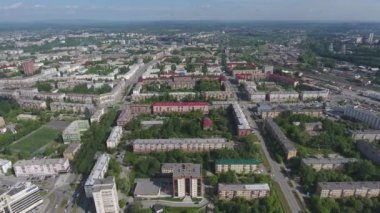 Nizhny Tagil, havadan kumral, yaz.