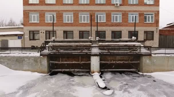 Zimní krajina ruského vnitrozemí — Stock video