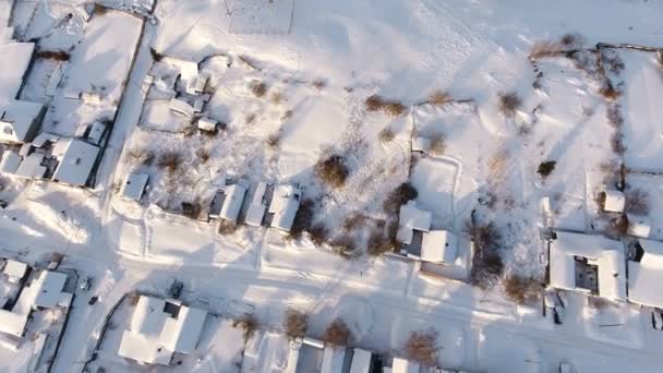 俄罗斯内陆的冬季景观 — 图库视频影像