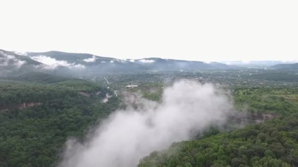 夏天的高加索山脉，空中维耶夫 — 图库视频影像