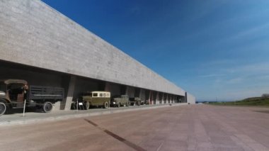 Sivastopol. Nisan 2017. Sivastopol 'daki tarihi anıt kompleksi. Kırım