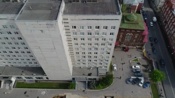 Szpital / instytut badań klinicznych w centrum Moskwy — Wideo stockowe