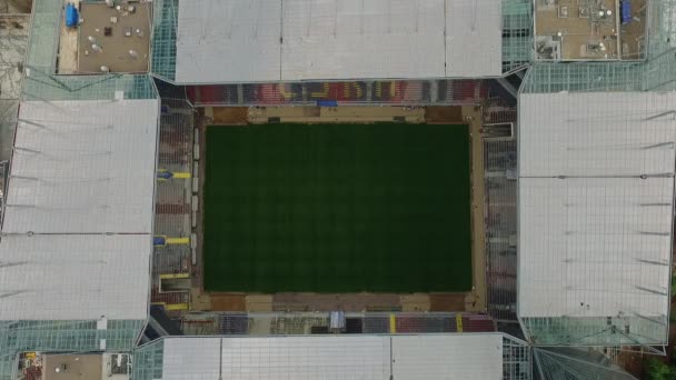 La construcción de un nuevo estadio moderno para el equipo de fútbol "CSKA " — Vídeo de stock