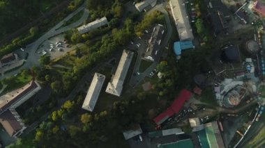 Liman kenti Nakhodka Sonbaharı, hava manzarası