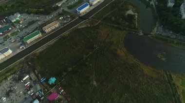 Liman kenti Nakhodka Sonbaharı, hava manzarası