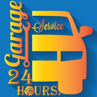 İşaretler garaj mavi turuncu 