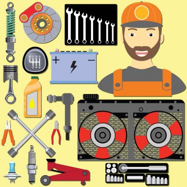 garaj ve mekanik çizgi film