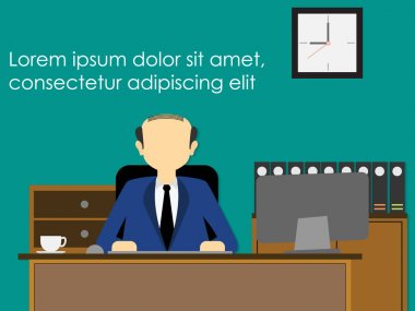 Onun yerinde oturan işadamı