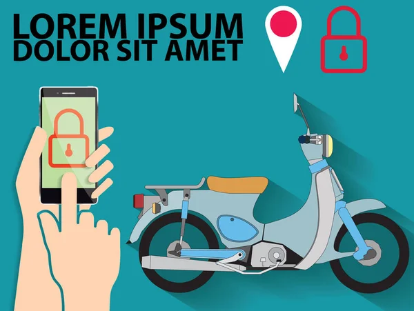 Kilit araç ve cep telefonu ile izleme