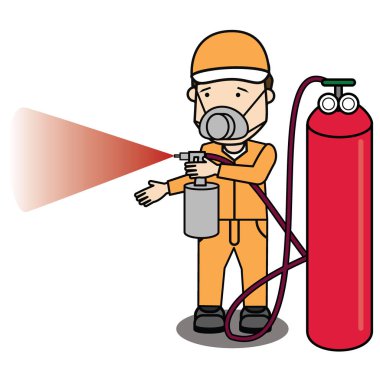 Uzman sprey renk izole shop. 