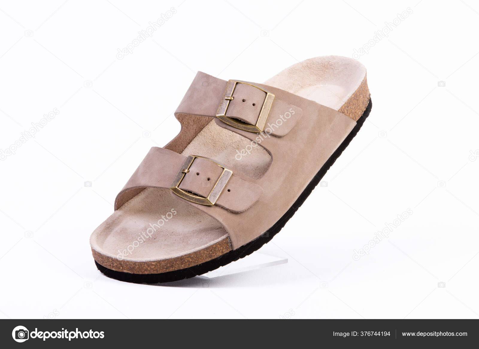 Zapatillas Cuero Ortopédico Para Las Mujeres Sandalias Zapatillas