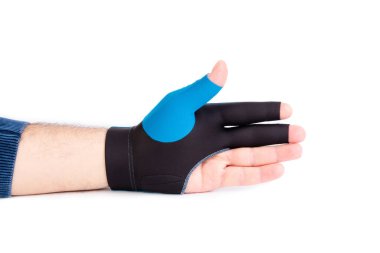 Bilardo eldiveni erkek eli, bilardo eldiveni