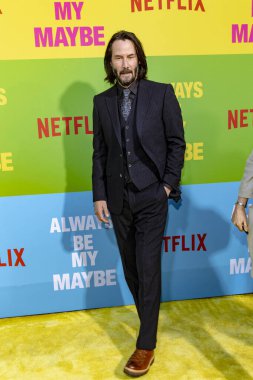 Keanu Reeves, 22 Mayıs 2019 'da Regency Village Theatre, Los Angeles' ta düzenlenen Netflix 'in 