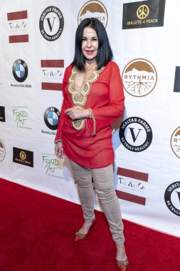 Mara Conchita Alonso, 15 Eylül 2018 'de Waldorf Astoria Beverly Hills, Kaliforniya' da düzenlenen 2018 yıllık Emmy Ödülleri onuruna Özel Hediye Salonu 'na katıldı. 