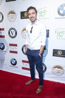 David Lamattina, 15 Eylül 2018 'de Waldorf Astoria Beverly Hills, Kaliforniya' da düzenlenen 2018 yıllık Emmy Ödülleri onuruna Özel Hediye Salonu 'na katılıyor.