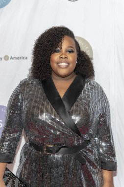 Amber Riley 31 Ocak 2019 'da Beverly Hilton, Beverly Hills, CA' da Amerika Sanatçılar Topluluğu 34. 