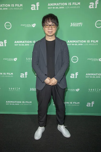 Hollywood Califórnia Eua Outubro 2019 Makoto Shinkai Participa Third Annual — Fotografia de Stock