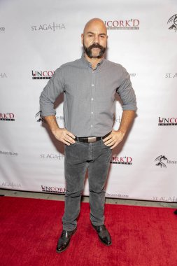 Srdjan Stakiç, 6 Şubat 2019 'da Güzel Sanatlar Tiyatrosu, Beverly Hills, CA' da Uncork 'd Entertainment' in St Agatha Premiere konserine katıldı.