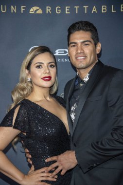 Priscilla Esquerra, Gilberto Ramirez 14 Aralık 2019 'da Beverly Hilton, Beverly Hills, CA' daki 18. Unutulmaz Gala 'ya katıldı.