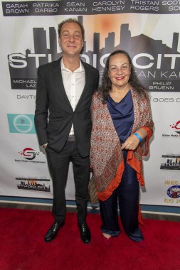 Murilo Franco ve eşi Vera 11 Şubat 2020 tarihinde Elks Lodge, Van Nuys, CA 'da Amazon Video 