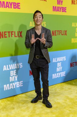 Leonardo Nam, 22 Mayıs 2019 'da Regency Village Theatre, Los Angeles' ta Netflix 'in 