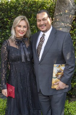 Hollywood, California, Usa - 5 Nisan 2019: Gino Montesinos, Monica Wiela, Taglyan Kompleksi 'nde Geleceğin 35. Yıllık Yazarları ve Geleceğin 30..